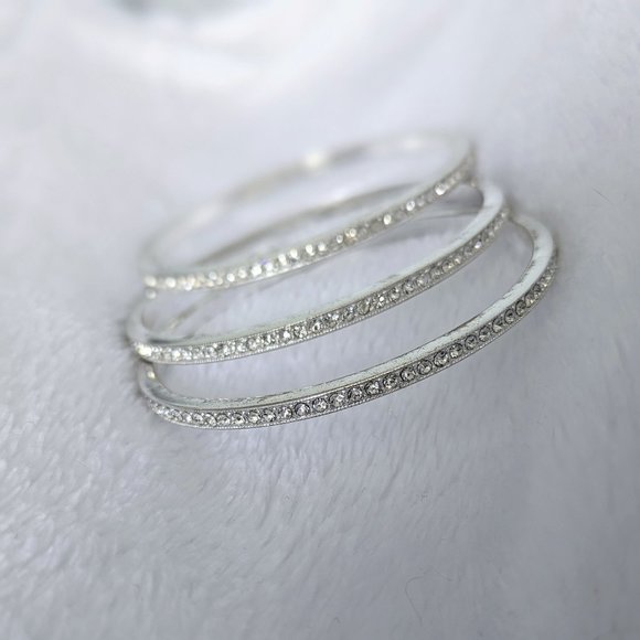 Express Art Deco NYE CZ bangle bracelets - Picture 1 of 4
